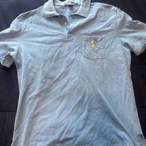 Polo by Ralph Lauren Men's Blue Polo Shirt